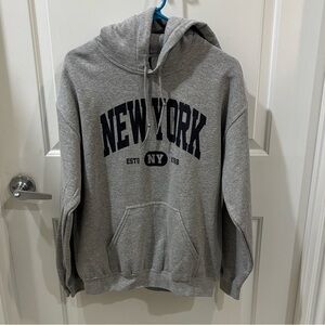 Gildan Gray New York Hoodie